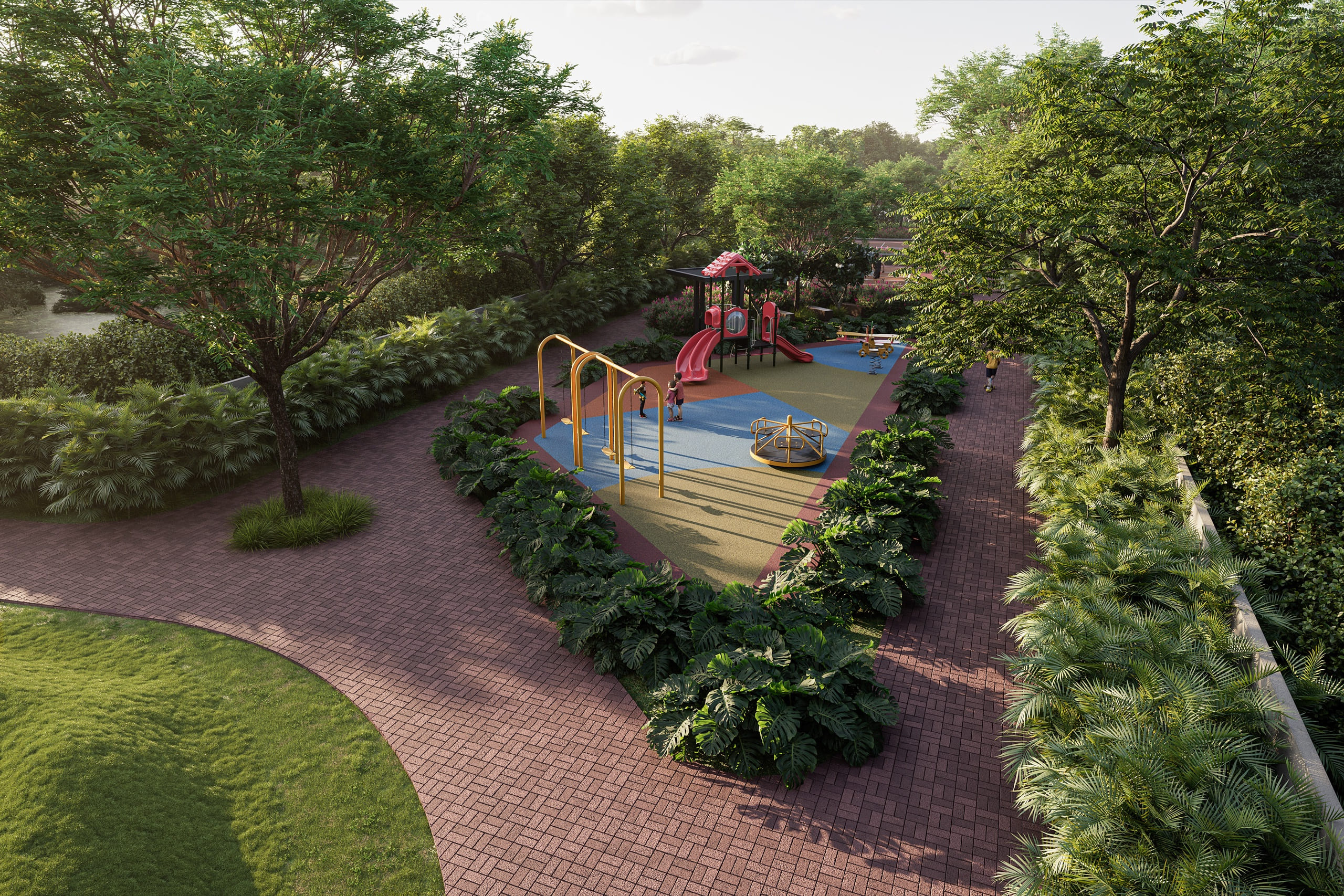 3D visual of an Anahata community amenity