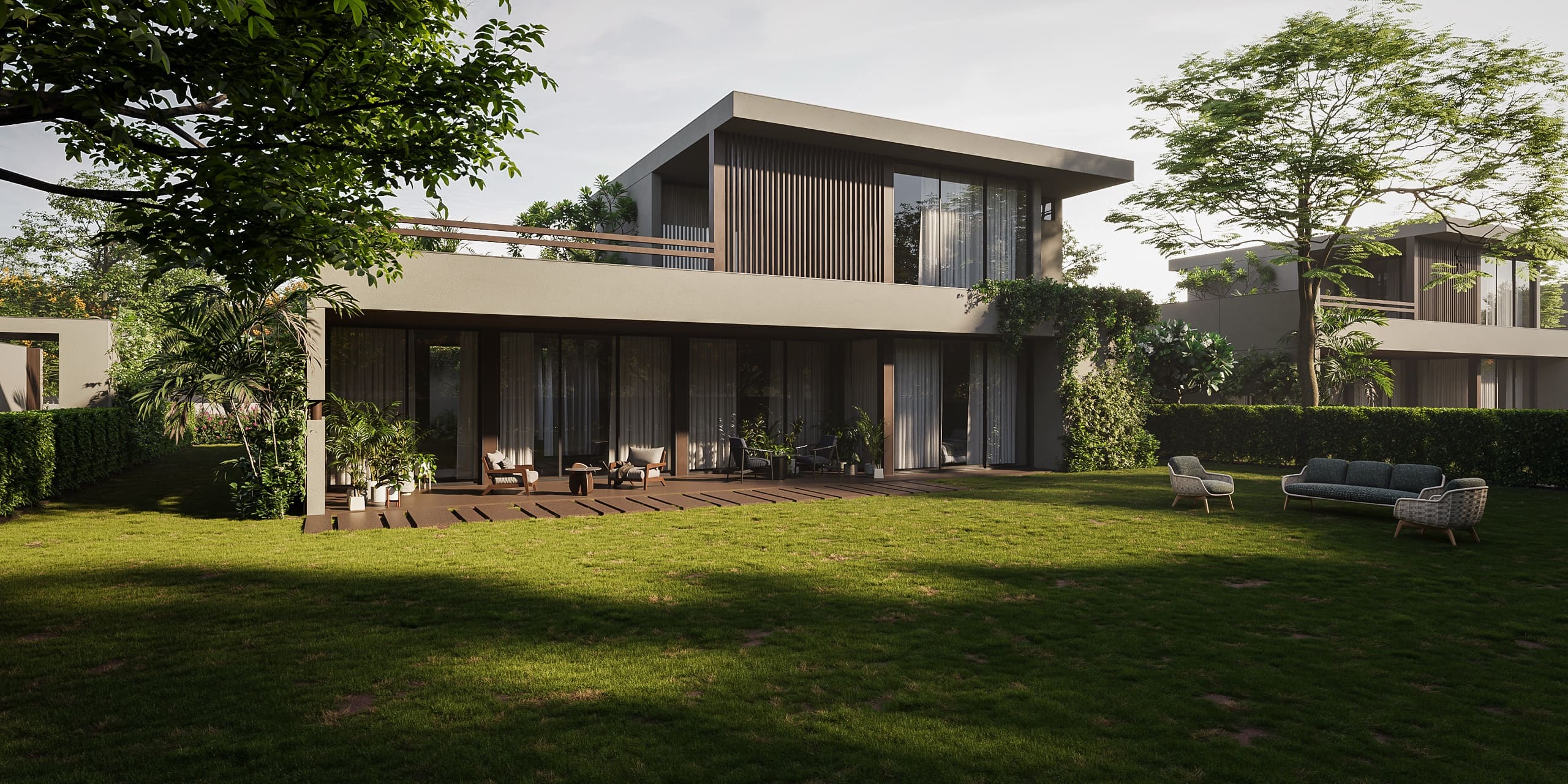 3D visual of an Anahata villa